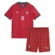 Billige Fotballdrakt Portugal Bernardo Silva #10 Replika Hjemmedraktsett Barn VM 2026 Kortermet (med bukser)
